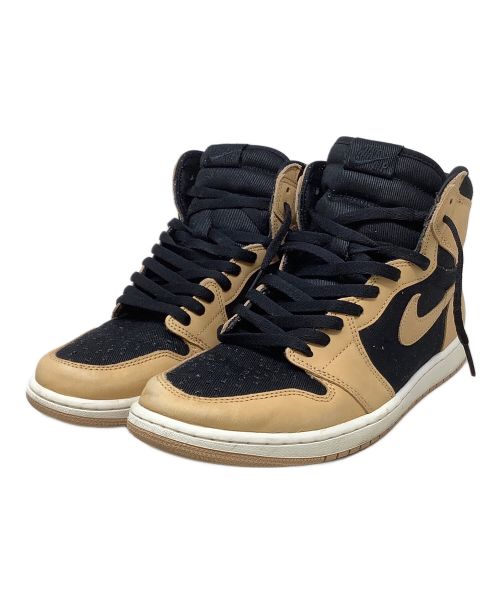 NIKE（ナイキ）NIKE (ナイキ) スニーカー NIKE(ナイキ) Air Jordan 1 Retro High OG 555088-202 ベージュ×ブラック サイズ:29の古着・服飾アイテム