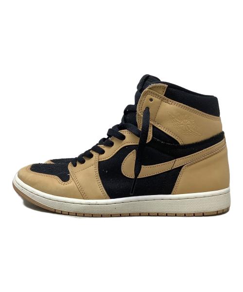NIKE（ナイキ）NIKE (ナイキ) スニーカー NIKE(ナイキ) Air Jordan 1 Retro High OG 555088-202 ベージュ×ブラック サイズ:29の古着・服飾アイテム