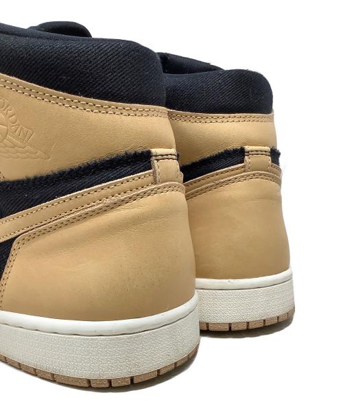 NIKE（ナイキ）NIKE (ナイキ) スニーカー NIKE(ナイキ) Air Jordan 1 Retro High OG 555088-202 ベージュ×ブラック サイズ:29の古着・服飾アイテム