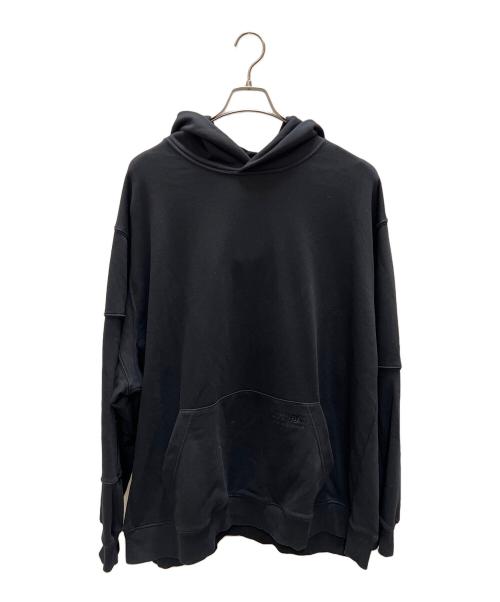 MM6 Maison Margiela（エムエムシックスメゾンマルジェラ）MM6 Maison Margiela (エムエムシックス メゾンマルジェラ) プルオーバーパーカー MM6 Maison Margiela（エムエムシックス メゾンマルジェラ）	SH0GU0002 ブラック サイズ:Ｍの古着・服飾アイテム