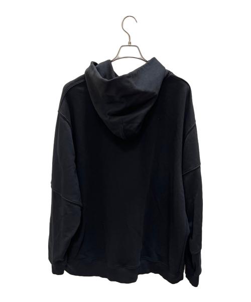 MM6 Maison Margiela（エムエムシックスメゾンマルジェラ）MM6 Maison Margiela (エムエムシックス メゾンマルジェラ) プルオーバーパーカー MM6 Maison Margiela（エムエムシックス メゾンマルジェラ）	SH0GU0002 ブラック サイズ:Ｍの古着・服飾アイテム