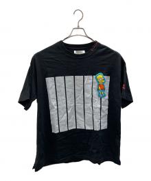 FACETASM×The Simpsons（ファセッタズム×ザ シンプソンズ）の古着「半袖カットソー FACETASM（ファセッタズム）×The Simpsons（ザ シンプソンズ） SRO-TEE-U13」｜ブラック
