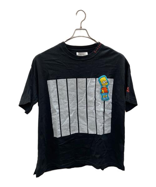 FACETASM（ファセッタズム）FACETASM (ファセッタズム) The Simpsons (ザ シンプソンズ) 半袖カットソー FACETASM（ファセッタズム）×The Simpsons（ザ シンプソンズ） SRO-TEE-U13 ブラック サイズ:5の古着・服飾アイテム