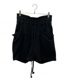 CVTVLIST（カタリスト）の古着「ロゴ刺繍 スウェットショーツ」｜ブラック