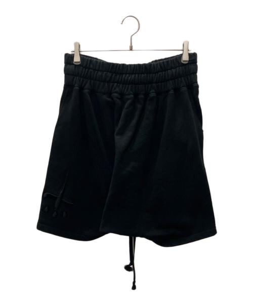 CVTVLIST（カタリスト）CVTVLIST (カタリスト) ロゴ刺繍 スウェットショーツ ブラック サイズ:SIZE 2の古着・服飾アイテム