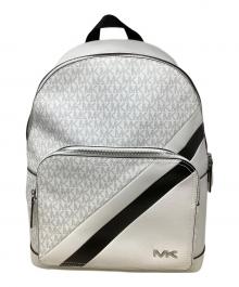 MICHAEL KORS（マイケル・コース）の古着「デイパック MICHAEL KORS(マイケルコース) 37F3COLB2U COOPER」｜ホワイト×ブラック