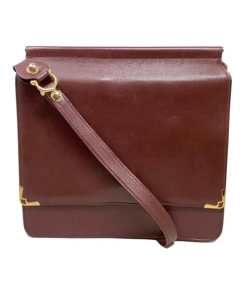 Cartier（カルティエ）Cartier (カルティエ) ショルダーバッグ Cartier(カルティエ) 	マストライン ブラウンの古着・服飾アイテム
