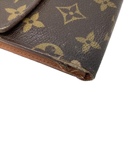 LOUIS VUITTON（ルイ ヴィトン）LOUIS VUITTON (ルイ ヴィトン) 3つ折り財布　Louis Vuitton（ルイヴィトン）　M61202　ポルトトレゾール エテュイパピエ　モノグラム ブラウンの古着・服飾アイテム