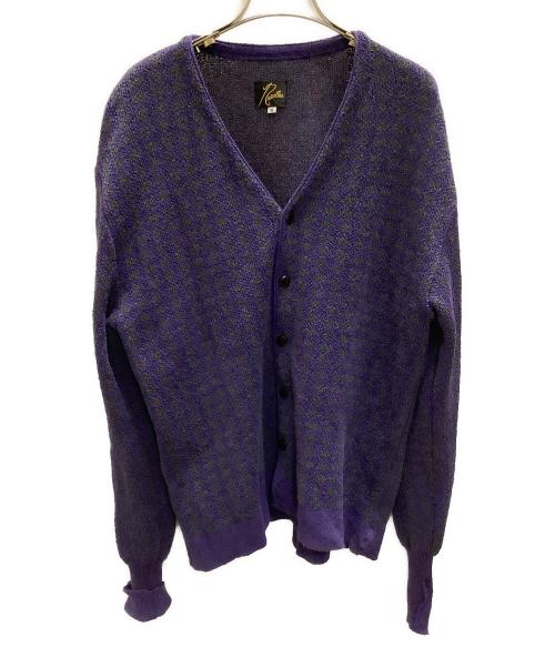 Needles（ニードルズ）Needles (ニードルズ) Vネックカーディガン　Needles（ニードルズ）MR322 パープル サイズ:Mの古着・服飾アイテム