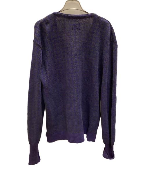 Needles（ニードルズ）Needles (ニードルズ) Vネックカーディガン　Needles（ニードルズ）MR322 パープル サイズ:Mの古着・服飾アイテム