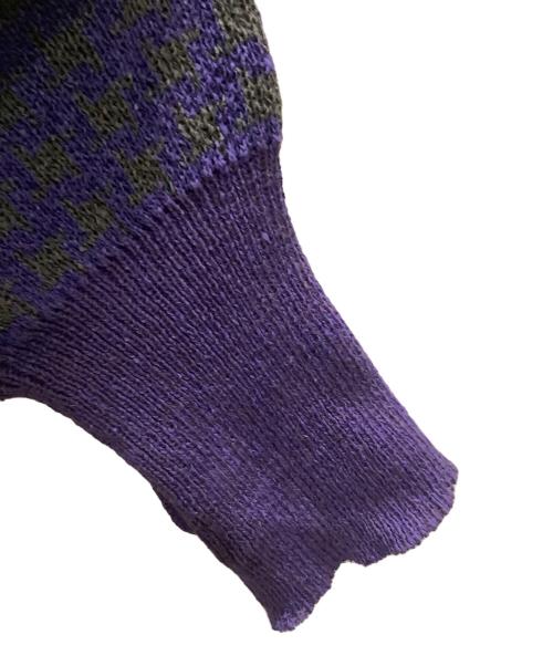 Needles（ニードルズ）Needles (ニードルズ) Vネックカーディガン　Needles（ニードルズ）MR322 パープル サイズ:Mの古着・服飾アイテム