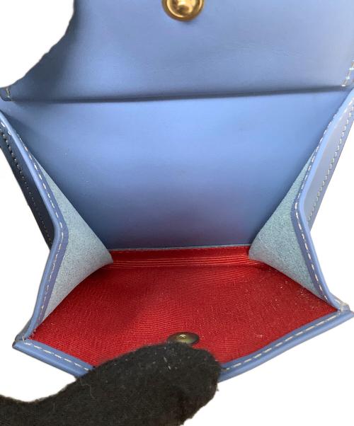 BOLDRINI SELLERIA（ボルドリーニ セレリア）BOLDRINI SELLERIA (ボルドリーニ セレリア) 2つ折り財布　Boldrini SELLERIA（ボルドリーニ　セレリア）　ブルー ブルー 未使用品の古着・服飾アイテム