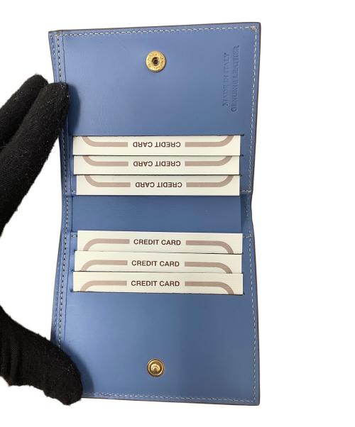 BOLDRINI SELLERIA（ボルドリーニ セレリア）BOLDRINI SELLERIA (ボルドリーニ セレリア) 2つ折り財布　Boldrini SELLERIA（ボルドリーニ　セレリア）　ブルー ブルー 未使用品の古着・服飾アイテム