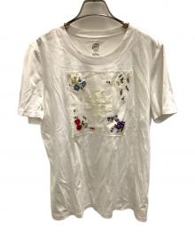 TORY BURCH（トリーバーチ）の古着「エンブロイダリー ロゴTシャツ　TORY BURCH（トリーバーチ）」｜ホワイト