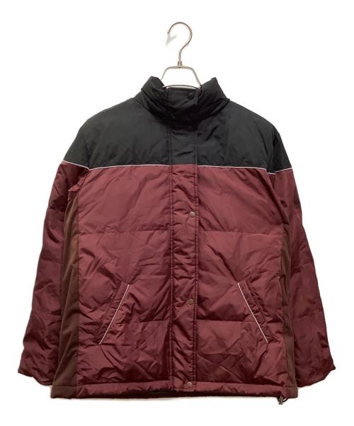 MUNSING WEAR（マンシングウェア）MUNSING WEAR (マンシングウェア) ダウンジャケット　MUNSING WEAR（マンシングウェア）　MGWWJK04 ブラック×ブラウン サイズ:LLの古着・服飾アイテム