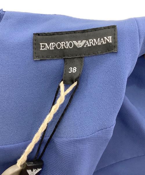 EMPORIO ARMANI（エンポリオ アルマーニ）EMPORIO ARMANI (エンポリオアルマーニ) ワンピース　6H2A67 2NWAZ EMPORIO ARMANI(エンポリオアルマーニ) ブルー サイズ:M 未使用品の古着・服飾アイテム