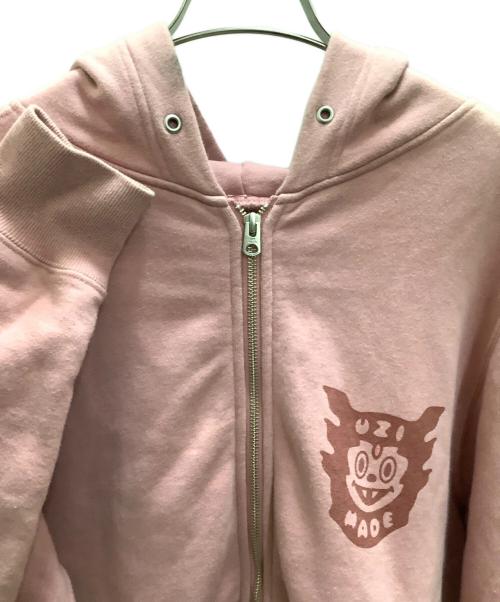 HUMAN MADE（ヒューマンメイド）HUMAN MADE (ヒューマンメイド) ジップパーカーHUMAN MADE（ヒューマン　メイド）lil uzi vert ピンク サイズ:XLの古着・服飾アイテム
