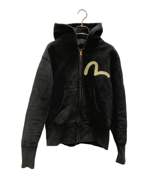 EVISU（エヴィス）EVISU (エビス) ジップパーカーEVISU（エビス） ブラック サイズ:36の古着・服飾アイテム