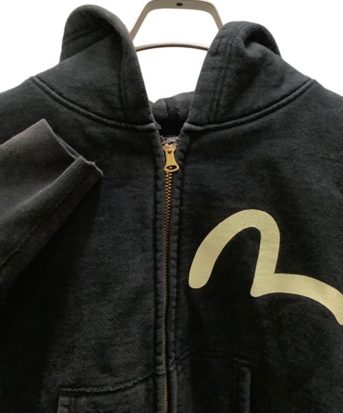 EVISU（エヴィス）EVISU (エビス) ジップパーカーEVISU（エビス） ブラック サイズ:36の古着・服飾アイテム