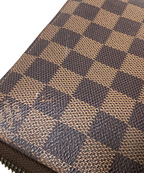 LOUIS VUITTON（ルイ ヴィトン）LOUIS VUITTON (ルイ ヴィトン) 2つ折り財布　Louis Vuitton（ルイヴィトン）　N60028　ダミエ　ジッピーウォレット コンパクト ブラウンの古着・服飾アイテム