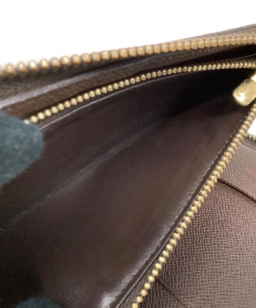 LOUIS VUITTON（ルイ ヴィトン）LOUIS VUITTON (ルイ ヴィトン) 2つ折り財布　Louis Vuitton（ルイヴィトン）　N60028　ダミエ　ジッピーウォレット コンパクト ブラウンの古着・服飾アイテム