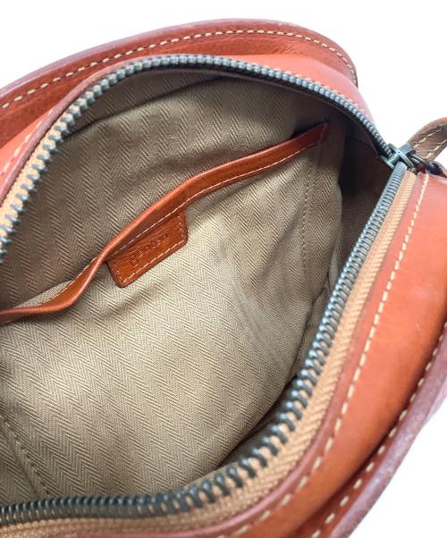 genten（ゲンテン）genten (ゲンテン) レザーショルダーバッグ　genten（ゲンテン）43756 ブラウンの古着・服飾アイテム