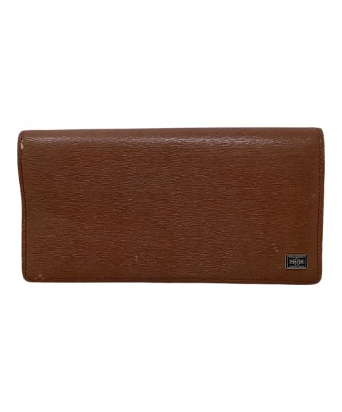 PORTER（ポーター）PORTER (ポーター) 長財布　PORTER（ポーター） ブラウンの古着・服飾アイテム