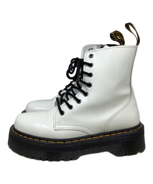 Dr.Martens（ドクターマーチン）Dr.Martens (ドクターマーチン) 8ホールブーツ　Dr.Martens（ドクターマーチン） ホワイト サイズ:UK8の古着・服飾アイテム
