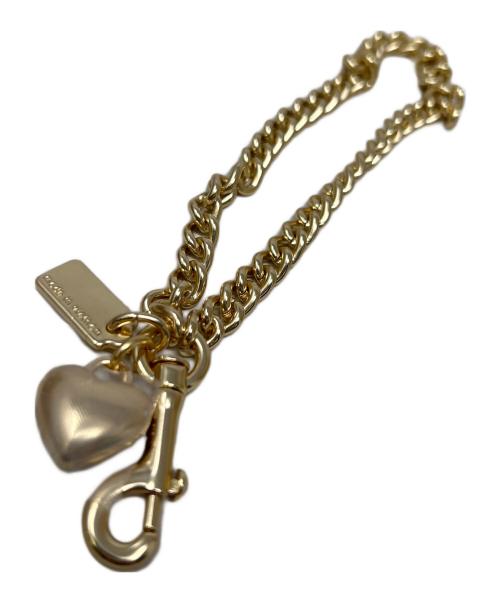 COACH（コーチ）COACH (コーチ) ボックスド ロング ジップ アラウンド ウォレット　COACH（コーチ）　CX178 ベージュ×ゴールドの古着・服飾アイテム