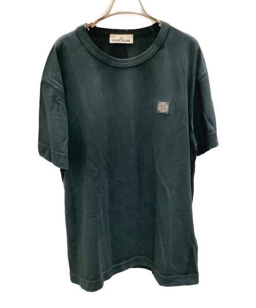STONE ISLAND（ストーンアイランド）STONE ISLAND (ストーンアイランド) 半袖Tシャツ　STONE ISLAND　（ストーンアイランド）　681523966 ネイビー サイズ:XLの古着・服飾アイテム