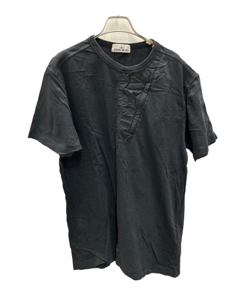 STONE ISLAND（ストーンアイランド）STONE ISLAND (ストーンアイランド) 半袖カットソー　STONE ISLAND（ストーンアイランド）　721520358 ブラック サイズ:XLの古着・服飾アイテム