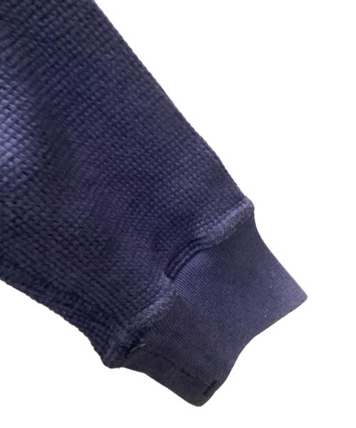 STONE ISLAND（ストーンアイランド）STONE ISLAND (ストーンアイランド) フード付きワッフルパーカー　STONE ISLAND（ストーンアイランド）　611523243 ネイビー サイズ:Lの古着・服飾アイテム