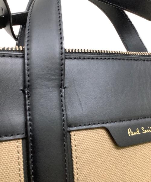 PAUL SMITH（ポールスミス）PAUL SMITH (ポールスミス) 2WAYショルダーバッグ　Paul Smith（ポールスミス） ブラウン×ブラックの古着・服飾アイテム