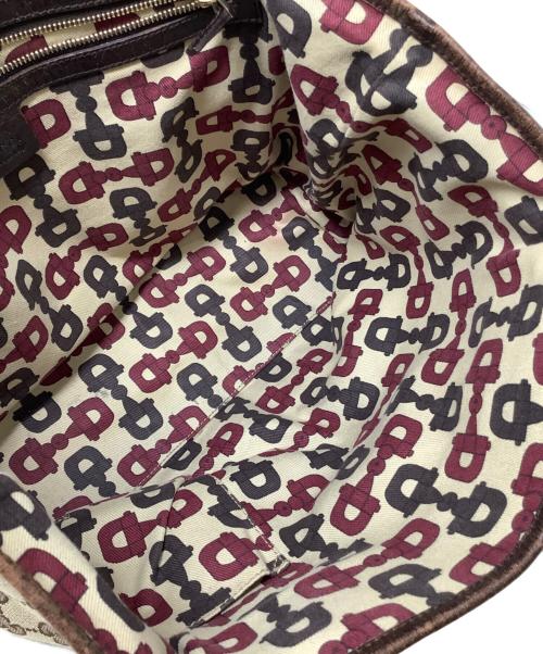 GUCCI（グッチ）GUCCI (グッチ) トートバッグ　GUCCI　（グッチ）　137396　	シェリーライン ベージュの古着・服飾アイテム