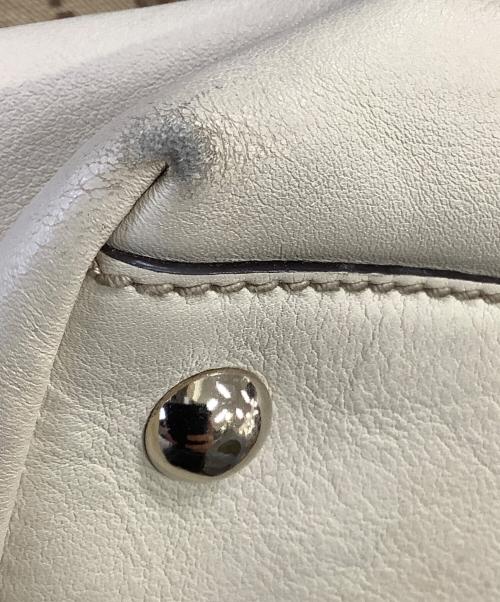 GUCCI（グッチ）GUCCI (グッチ) トートバッグ　GUCCI（グッチ）169946 ベージュ×ホワイトの古着・服飾アイテム