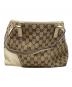 GUCCI (グッチ) トートバッグ　GUCCI（グッチ）169946 ベージュ×ホワイト：20000円
