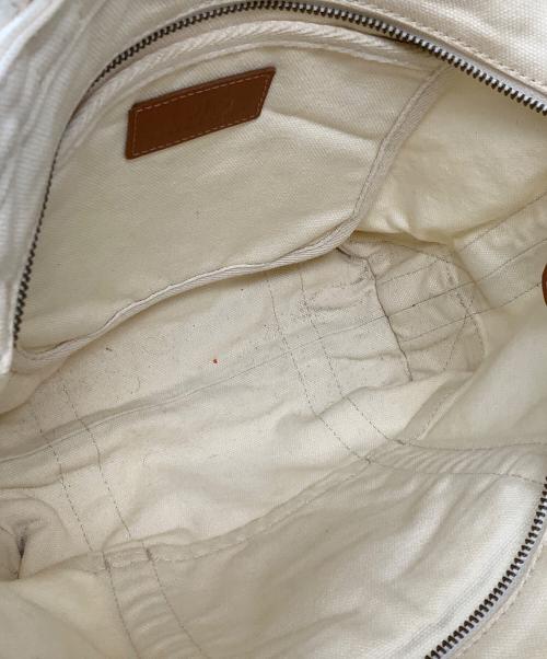 POLO RALPH LAUREN（ポロ・ラルフローレン）POLO RALPH LAUREN (ポロ・ラルフローレン) POLOベア スモールトートバッグ　POLO RALPH LAUREN（ポロ・ラルフローレン） アイボリーの古着・服飾アイテム