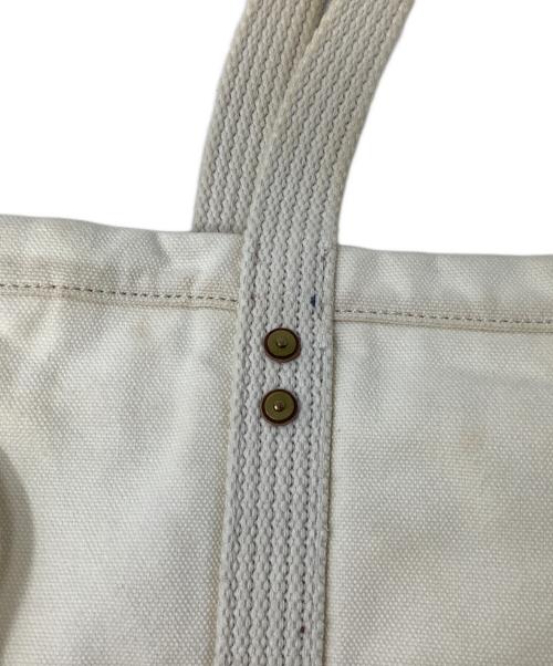 POLO RALPH LAUREN（ポロ・ラルフローレン）POLO RALPH LAUREN (ポロ・ラルフローレン) POLOベア スモールトートバッグ　POLO RALPH LAUREN（ポロ・ラルフローレン） アイボリーの古着・服飾アイテム