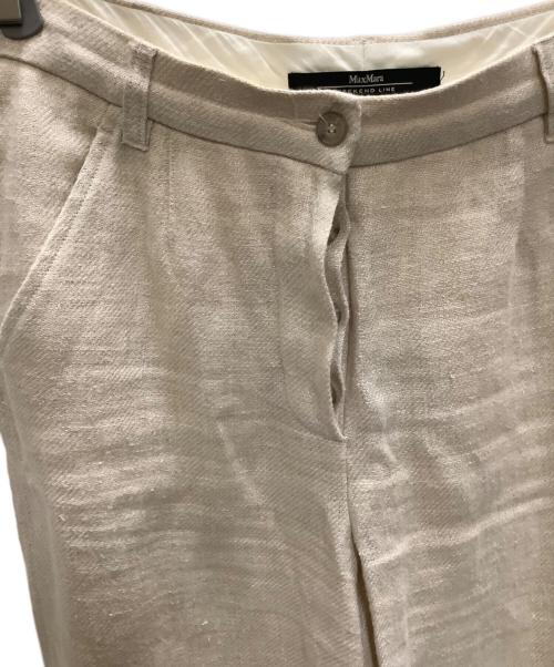 Max Mara WEEK END LINE（マックスマーラ ウイークエンドライン）Max Mara WEEK END LINE (マックスマーラ ウイークエンドライン) パンツ　MAX MARA WEEK END LINE（マックスマーラ ウイークエンドライン）　32/11/600 ベージュ サイズ:38の古着・服飾アイテム