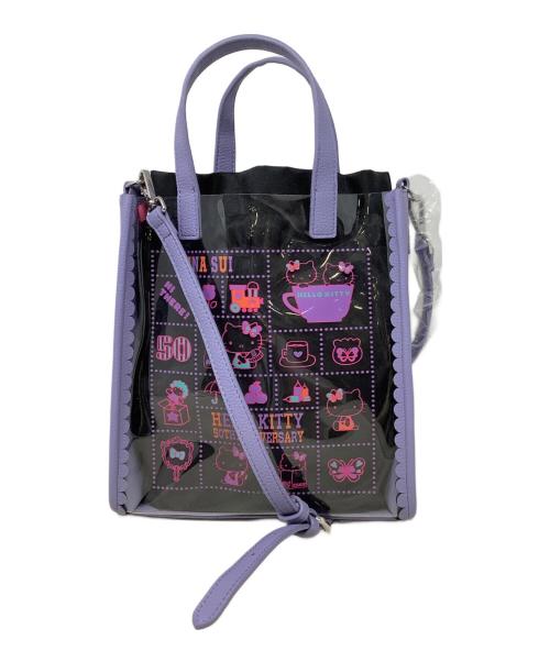 ANNA SUI（アナスイ）ANNA SUI (アナスイ) HELLO KITTY (ハローキティ) ショルダーバッグ ANNA SUI（アナスイ）　HELLO KITTY（ハローキティ） パープル 未使用品の古着・服飾アイテム