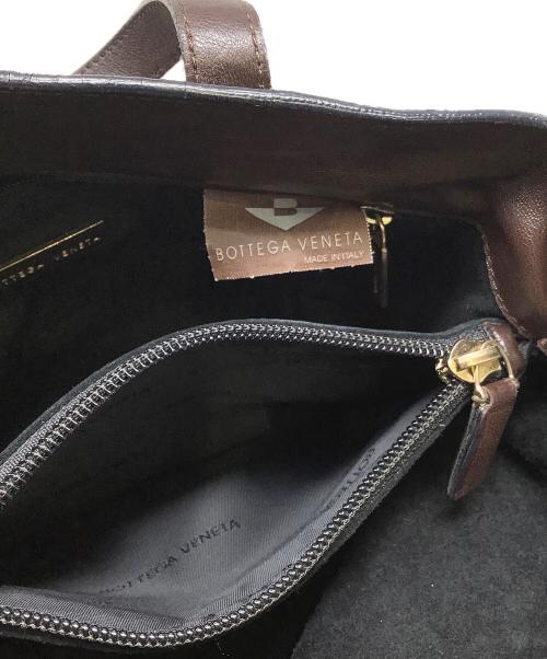 BOTTEGA VENETA（ボッテガベネタ）BOTTEGA VENETA (ボッテガベネタ) ハンドバッグ　BOTTEGA VENETA（ボッテガベネタ） ブラウンの古着・服飾アイテム