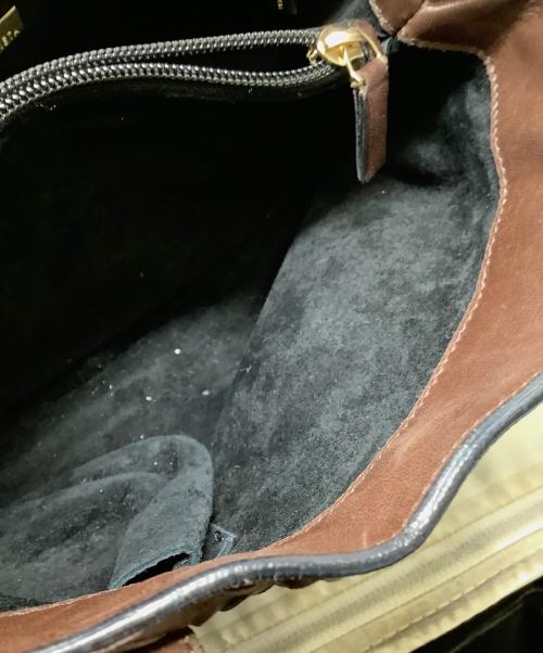 BOTTEGA VENETA（ボッテガベネタ）BOTTEGA VENETA (ボッテガベネタ) ハンドバッグ　BOTTEGA VENETA（ボッテガベネタ） ブラウンの古着・服飾アイテム