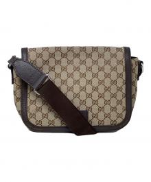 GUCCI（グッチ）の古着「ショルダーバッグ　GUCCI（グッチ）449172」｜ベージュ