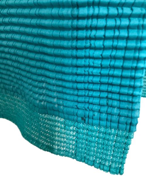 ISSEY MIYAKE（イッセイミヤケ）ISSEY MIYAKE (イッセイミヤケ) カーディガン　ISSEY MIYAKE（イッセイミヤケ） グリーン サイズ:2の古着・服飾アイテム