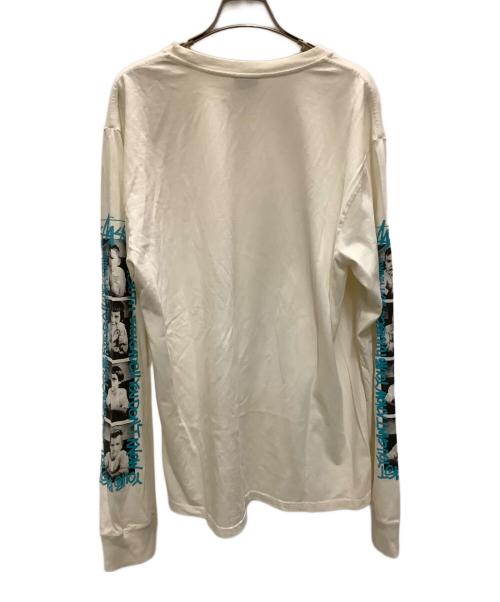 stussy（ステューシー）stussy (ステューシー) YOUYH BRIGADE PIGMENT DYED LS TEE　stussy（ステューシー） ベージュ サイズ:Mの古着・服飾アイテム