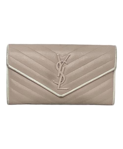 Yves Saint Laurent（イヴサンローラン）Yves Saint Laurent (イヴサンローラン) 長財布　Yves Saint Laurent（イヴサンローラン）　GUE372264 グレーの古着・服飾アイテム