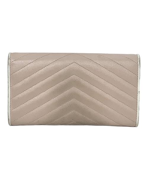 Yves Saint Laurent（イヴサンローラン）Yves Saint Laurent (イヴサンローラン) 長財布　Yves Saint Laurent（イヴサンローラン）　GUE372264 グレーの古着・服飾アイテム