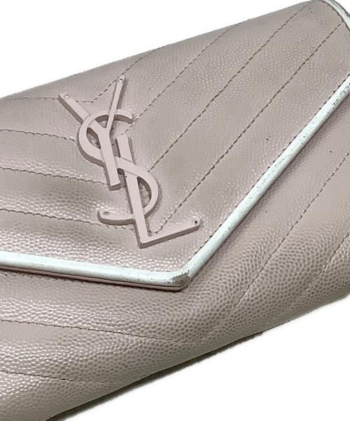 Yves Saint Laurent（イヴサンローラン）Yves Saint Laurent (イヴサンローラン) 長財布　Yves Saint Laurent（イヴサンローラン）　GUE372264 グレーの古着・服飾アイテム