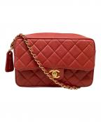 CHANELシャネル）の古着「ショルダーバッグ」｜レッド