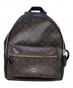 COACHコーチ）の古着「リュック　COACH（コーチ）　F32200　」｜ブラウン×ブラック
